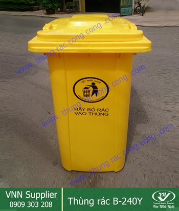 thùng rác công cộng 240 lít B-240Y
