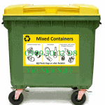 thùng rác môi trường 660 lít