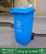 thùng rác công cộng 240 lít B-240BT